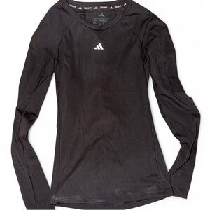 Adidas Women's Long Sleeve Black Tee